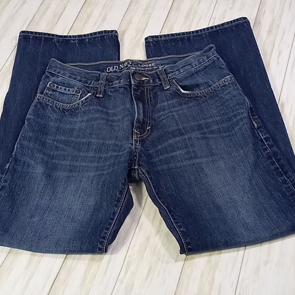 Old Navy Loose Straight Leg Blue Jeans Size 30x30 - Picture 6 of 16